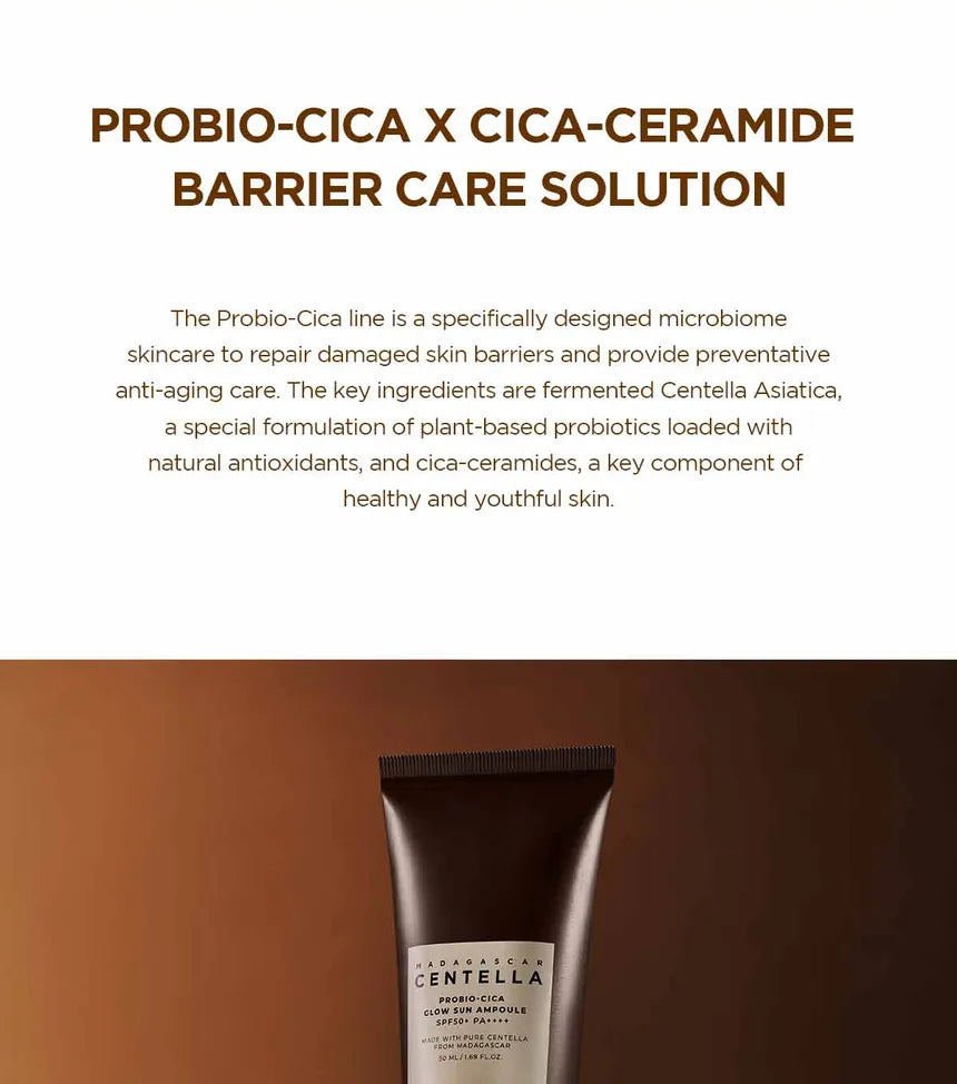 Skin 1004 Centella Probio-Cica Glow Sun Ampoule SPF 50+ PA+++ 50 ml