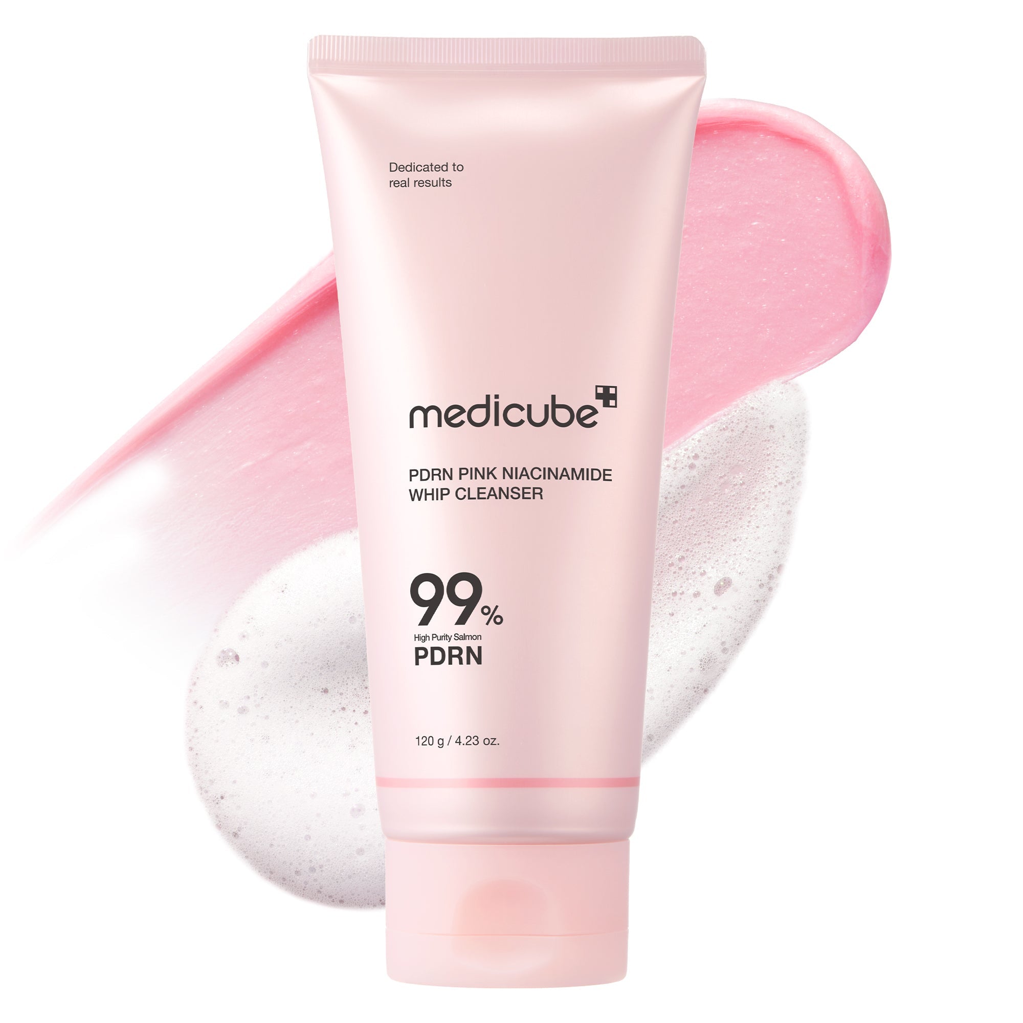 Medicube PDRN Pink Niacinamide Whip Cleanser 120gm