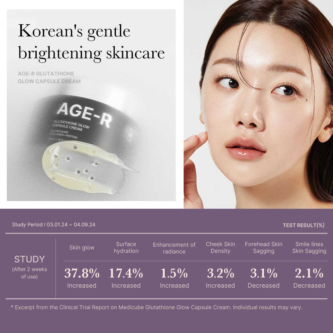 Medicube AGE-R Glutathione Glow Capsule Cream 50ml Roots Pharmacy Medicube AGE-R Glutathione Glow Capsule Cream 50ml Roots Pharmacy