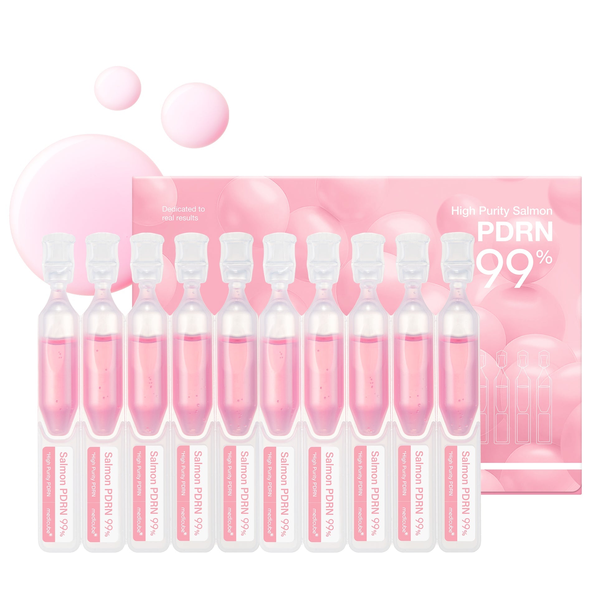 Medicube PDRN Pink One Day Serum Ampoules (10 AMP) 10* 1.5ml