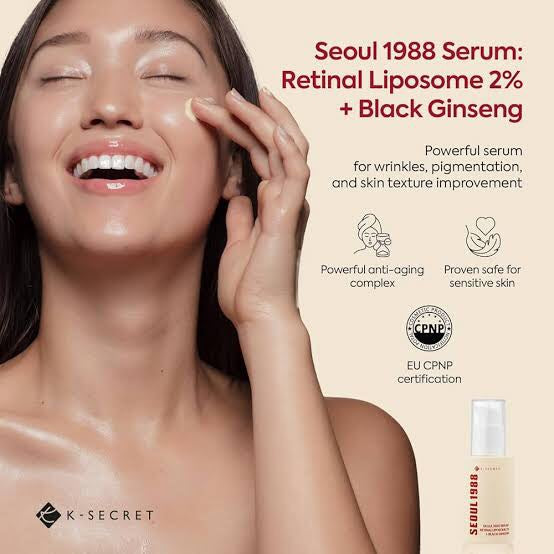 K. SECRET SEOUL 1988 Retinal serum 30 ml
