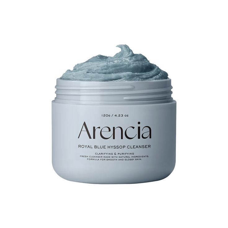 Arencia Blue Hyssop Rice Mochi Cleanser 120g