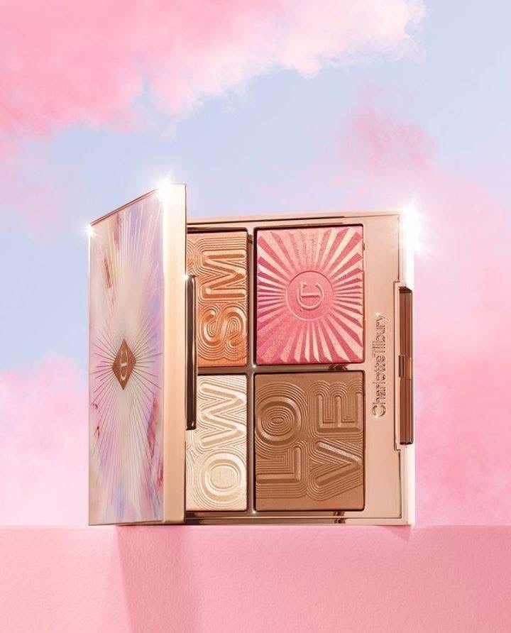 Charlotte tilbury glowgasm face palette skin and eye