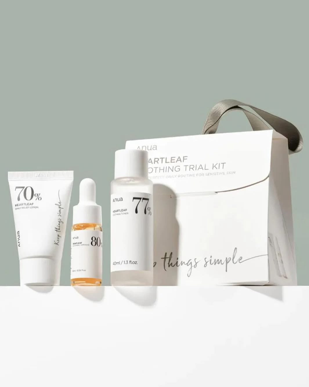 Anua Heartleaf Soothing Trial kit