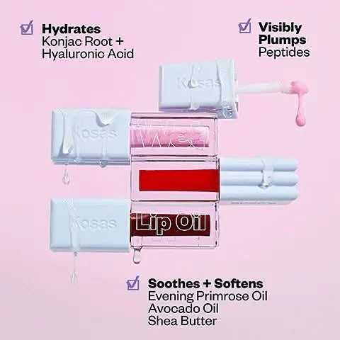 KOSAS THE WET SET JUICY JELLIES LIP OIL