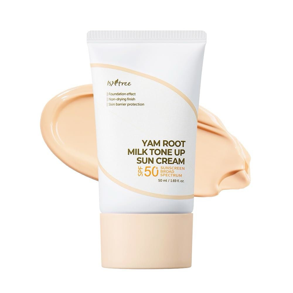 ISNTREE YUM ROOT MILK TONE UP SUN CREAM SPF 50+