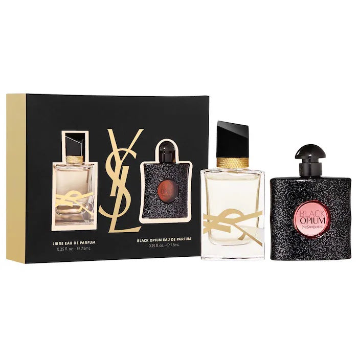 Yves Saint Laurent Mini Black Opium &amp; Libre Eau de Parfum Set