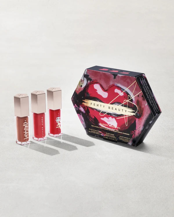 FENTY BEAUTY GLOSSY POSSE VOLUME 7.0 FULL-SIZE GLOSS BOMB TRIO
