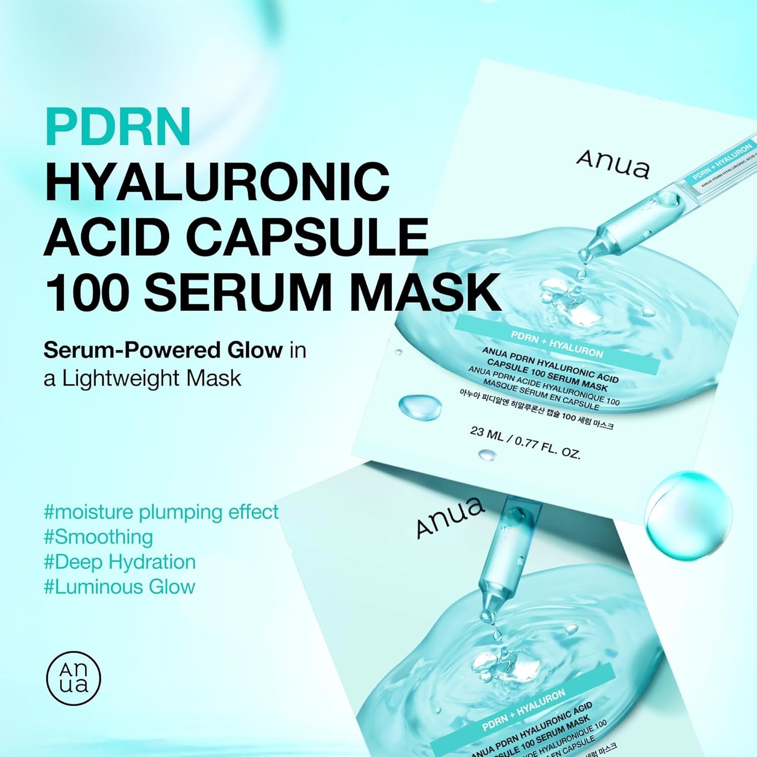 Anua pdrn +hyaluron mask sheet
