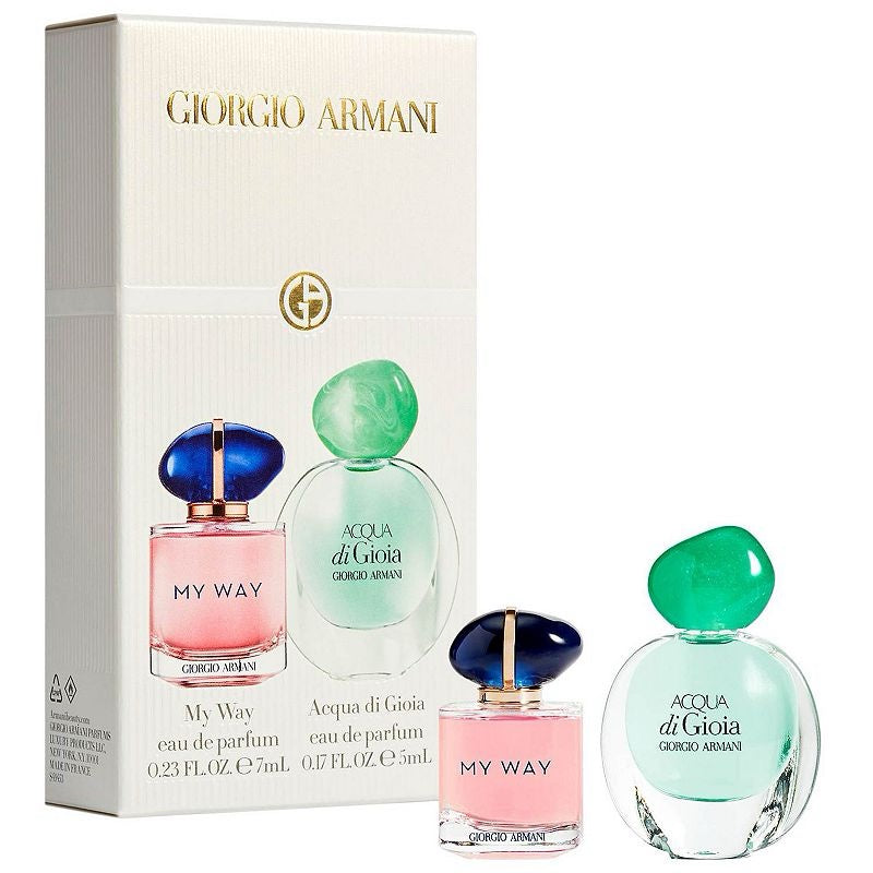 Giorgio Armani Beauty Mini My Way &amp; Acqua di Gioia Perfume Duo