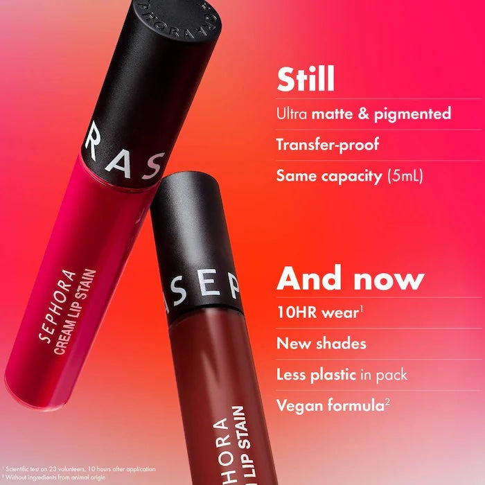 SEPHORA COLLECTION Cream Lip Stain 10HR Liquid Lipstick