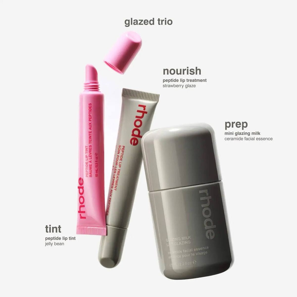 Rhode glazed trio satine kit