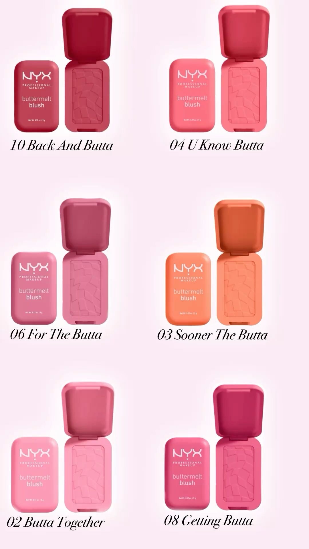 Nyx buttermelt blush