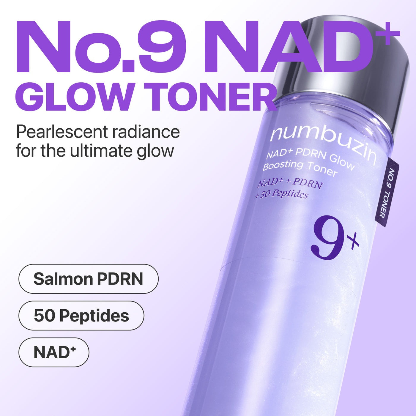 Numbuzin No.9 NAD+ PDRN Glow Boosting Toner 150ml