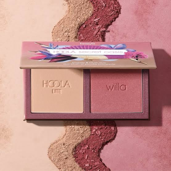 Benefit Cosmetics Hoola & WANDERful World Duo mini bronzer & blush palette