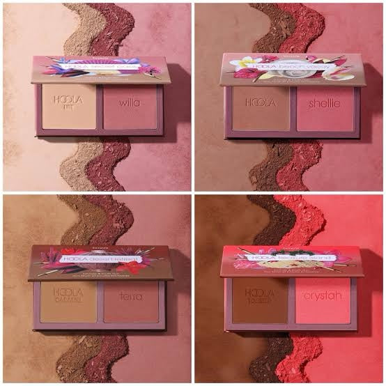 Benefit Cosmetics Hoola & WANDERful World Duo mini bronzer & blush palette