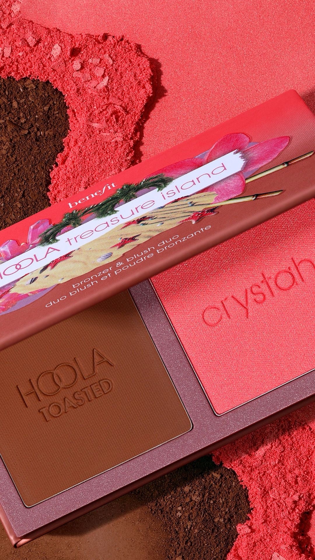 Benefit Cosmetics Hoola & WANDERful World Duo mini bronzer & blush palette