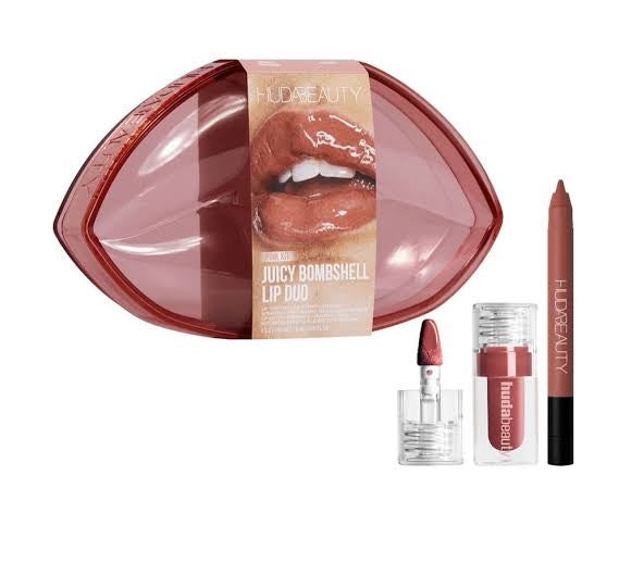 Huda beauty juicy bombshell lip duo