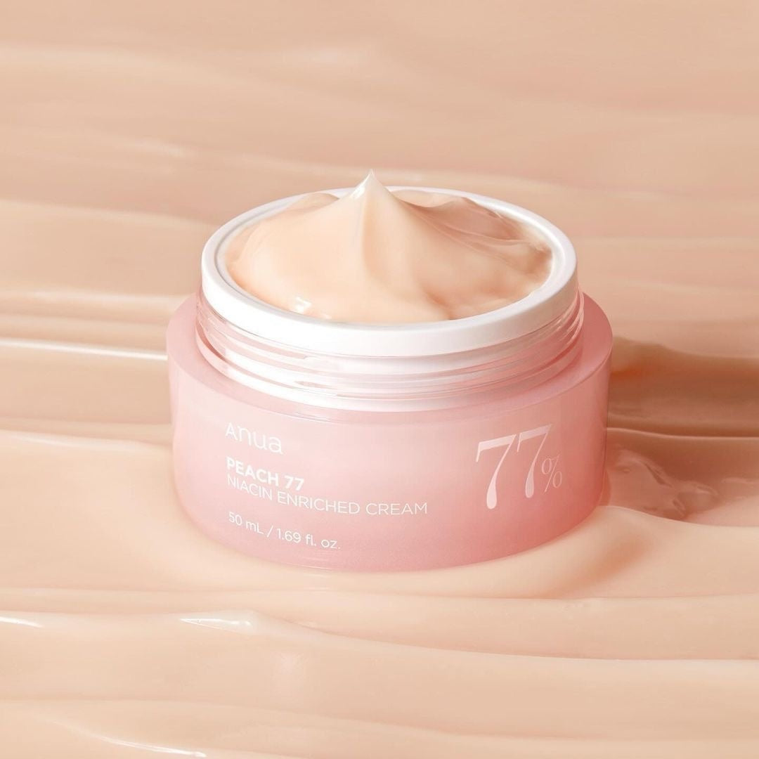Anua Peach 77% niacin enriched cream