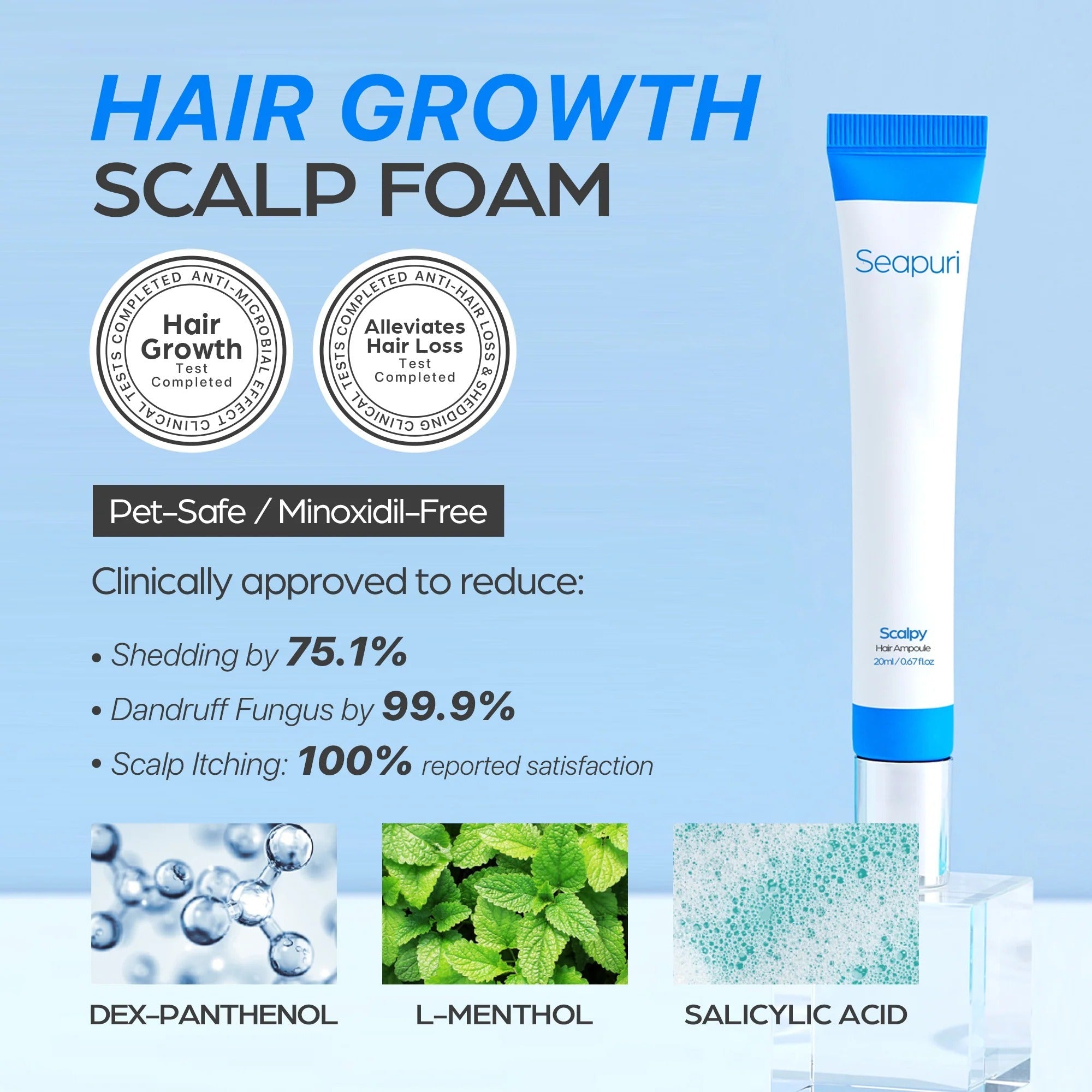 Seapuri Scalpy hair Serum 20ml
