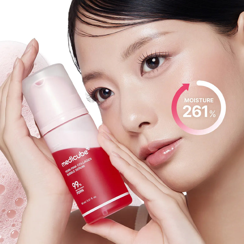 Medicube PDRN Pink Collagen Bubble Serum 95ml