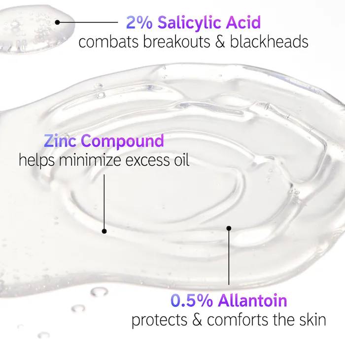 The Inkey List Salicylic Acid Acne + Blackhead Cleanser