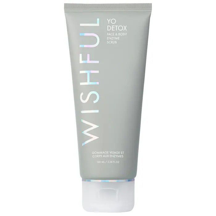 Wishful Yo Detox Charcoal Face &amp; Body Enzyme Scrub 100 ML