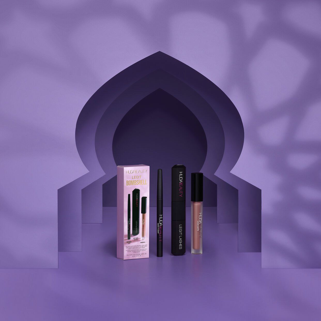 HUDA BEAUTY HUDA BEAUTY Legit Bombshell Makeup set