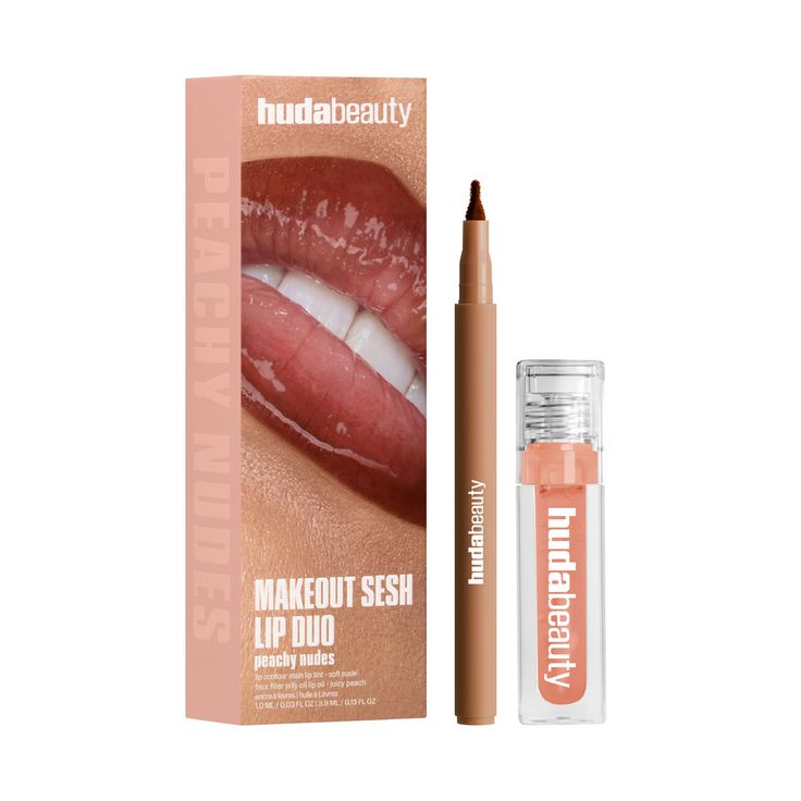 Huda beauty makeout sesh lip duo kit