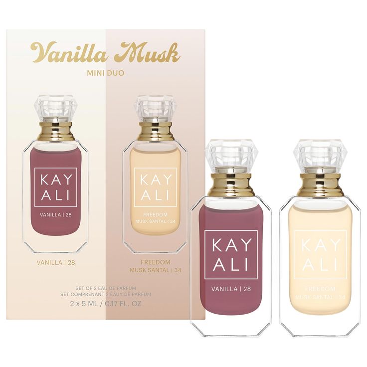 Kayali vanilla musk mini duo kit