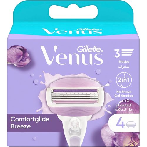 Gillette Venus Comfortglide Breeze Blades - 4 Pcs