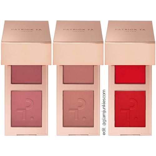 PATRICK TA cream & powder  Blush Due Palette Mini size