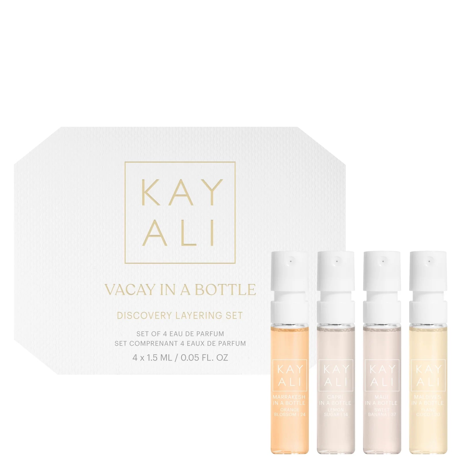 KAYALI Vacay in a Bottle Discovery 4 mini Set