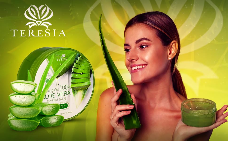 Teresia Alovera Soothing Gel 100 % Alovera 300 ml