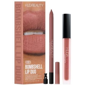 Huda beauty bombshell lip duo
