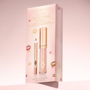 Charlotte tilbury glossy nude pink lip duoPillow talk—iconic nude