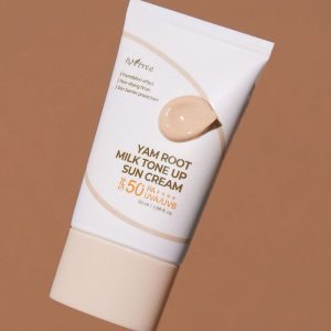 ISNTREE YUM ROOT MILK TONE UP SUN CREAM SPF 50+