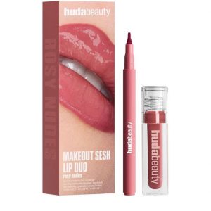 Huda beauty makeout sesh lip duo kit